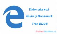 How to add, edit, delete, manage bookmarks in Edge