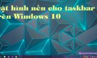 How to add wallpaper to taskbar on Windows 10