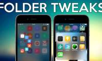 How to adjust the iPhone folder interface