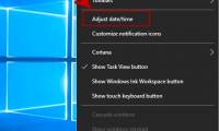 How to adjust the time on Windows 10, how to change the date and time on Windows 10