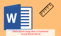 How to adjust to cm units in Word, Excel