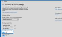 How to change SDR and HDR light balance in Windows 10