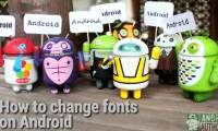 How to change the font on Android phones