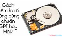 How to check a computer hard drive using standard GPT or MBR