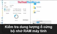 How to check the capacity of the hard drive, RAM memory of the computer