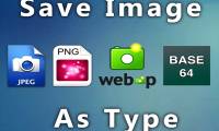 How to choose image format when downloading on Chrome