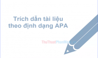 How to Cite documents in APA format
