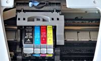 How to clean the printhead of the printer