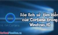 How to clear Cortana's search history in Windows 10