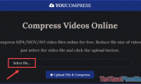 How to compress videos online extremely fast, no need to install software