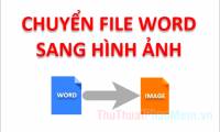 How to convert a word file to the fastest image
