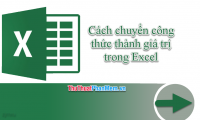 How to convert formulas to values ​​in Excel