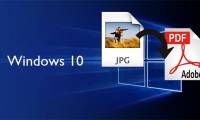 How to convert image file to PDF on Windows 10