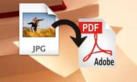 How to convert JPG image file to PDF file online