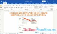 How to convert Vietnamese accented into unsigned very fast like Unikey