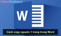 How to copy a whole page in Word