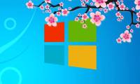 How to create a peach blossom effect on Windows