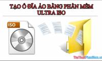 How to create a virtual drive with UltraISO software
