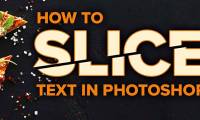 How to create a word cut effect on Photoshop