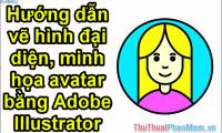 How to create avatars, avatar illustrations in Adobe Illustrator