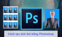 How to create card photos in Photoshop