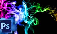 How to create colorful fog backgrounds in Adobe Photoshop