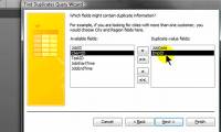 How to create duplicate search queries in Access 2016