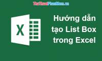 How to create List Box in Excel