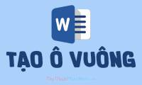 How to create squares in Word