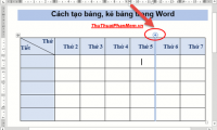 How to create tables and tables in Word - Instructions on how to create tables and tables in Word 2007, 2010, 2013, 2016