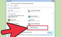 How to Decipher the Right Application to View an Unknown File Type on Windows Vista