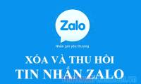 How to delete and recover messages Zalo