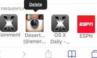 How to delete 'Frequently Visited' on iPhone