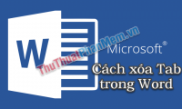 How to delete Tab in Word