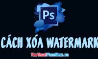 How to delete Watermark, delete stamps from photos in Photoshop