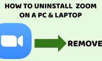 How to delete Zoom on the computer