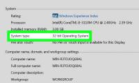 How to Determine the Bit Count for a Windows Computer