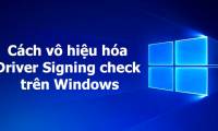 How to disable the Driver Signing check feature on Windows
