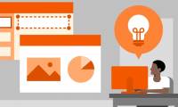 How to display a full screen PowerPoint presentation