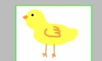 How to Draw a Cartoon Chicken with MS Paint