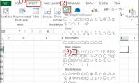 How to draw an equilateral triangle in Excel