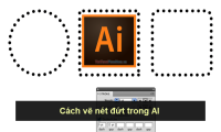 How to draw dashed lines in AI