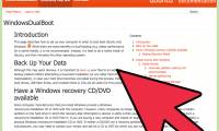 How to Dual Boot