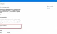 How to enable / disable Ethernet connection measurement feature in Windows 10