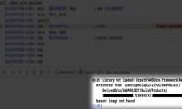 How to fix 'Dyld: Library not Loaded' error on macOS