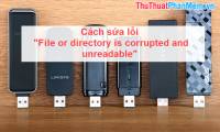 How to fix File or directory errors is corrupted and unreadable