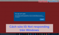 How to fix Not responding error on Windows