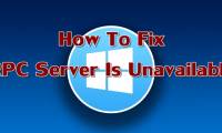 How to fix 'RPC server is unavailable' error