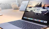 How to fix UNTRUSTED_CERT_TITLE error on Mac