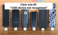How to fix USB device not recognized error on Windows